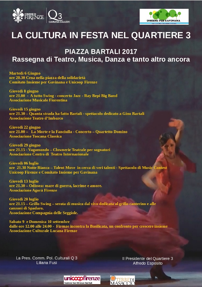 LA CULTURA IN FESTA NEL QUARTIERE 3